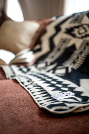 Awa Blanket - Natural / Black - Sassera